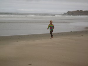 Joy is a child running full-tilt on the beach. So much fun.