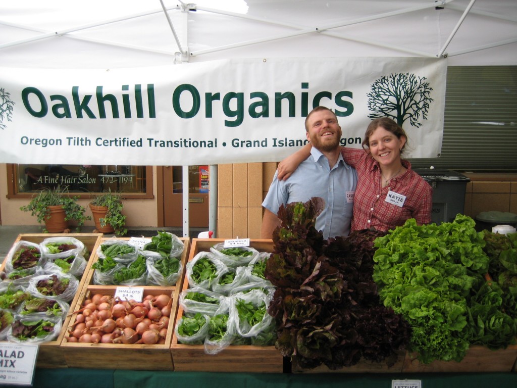 2008 - We had a fabulous three summers selling at the McMinnville Farmers Market (06-08).