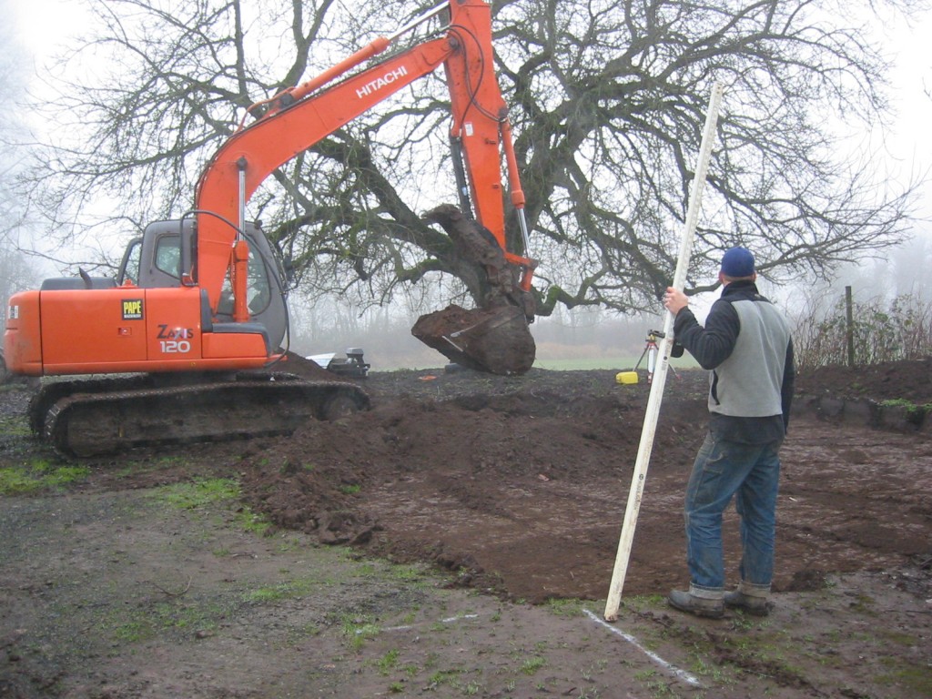 2007 - But before we moved out here, we had to build ourselves a house.