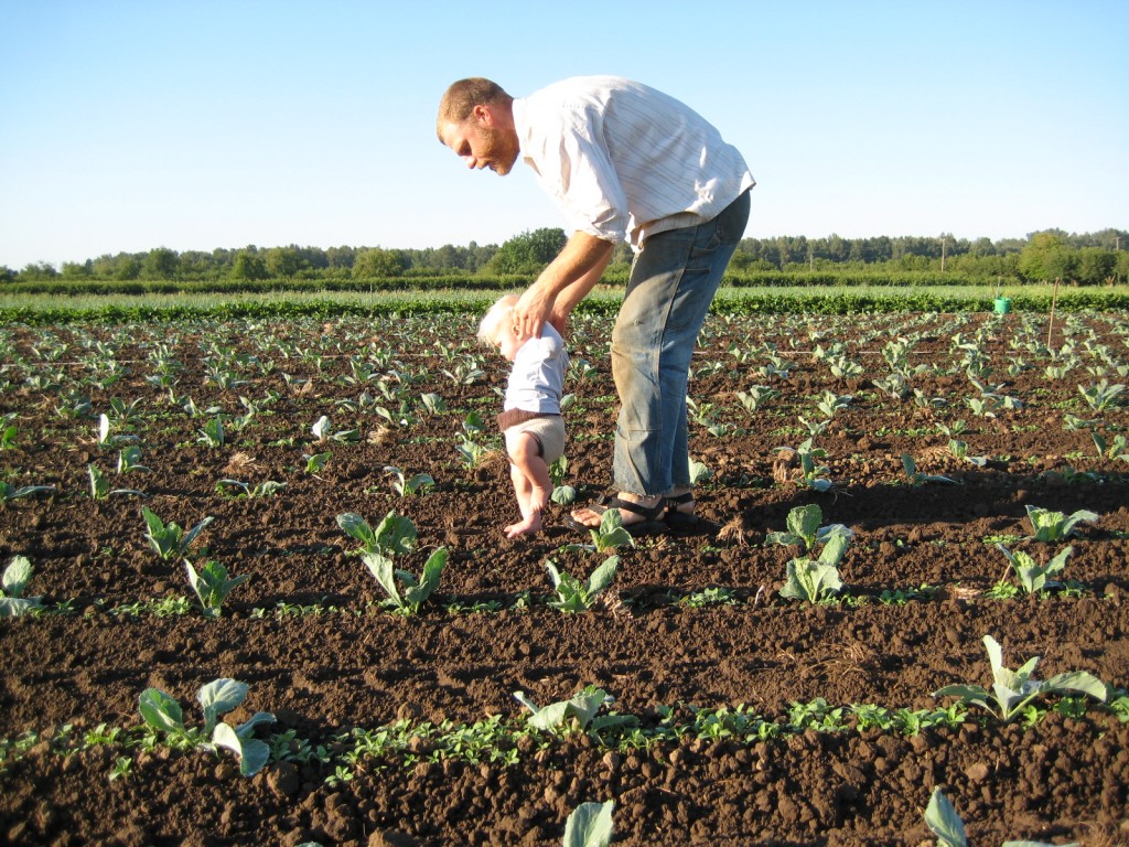 2010 - And life was changed forever by these new little feet in the field.