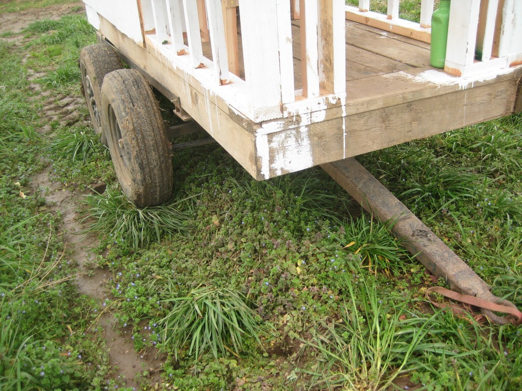 We needed a new field implement, so Casey built one this weekend ...