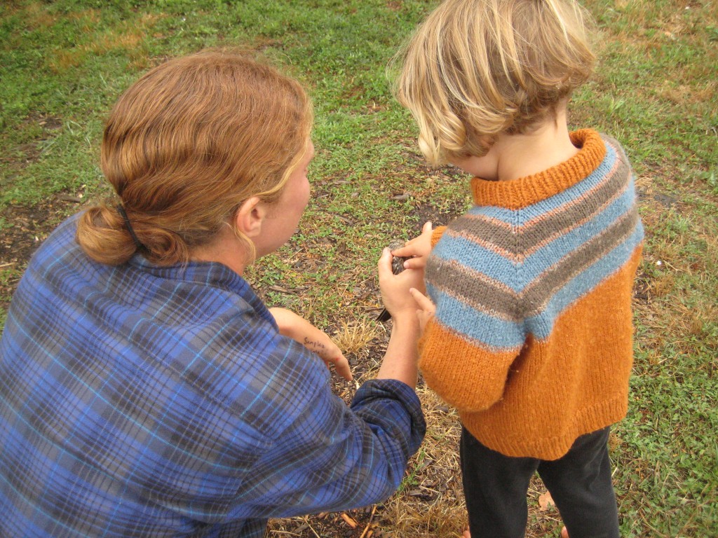 Dottie helps to release a _____ back outside after the measuring and sampling process.